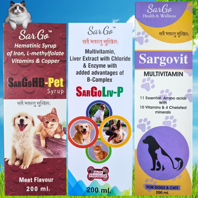 FUR FRIENDLY ME/SG-P-HB-Liv-MVit-3 Pet Health Supplements(600 ml)