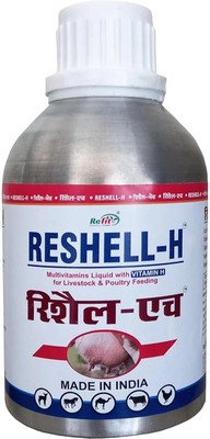REFIT ANIMAL CARE Vitamin H for Cow, Buffalo, Birds, Cattle & Poultry Multivitamins H, E, A & D3 Pet Health Supplements(250 ml)