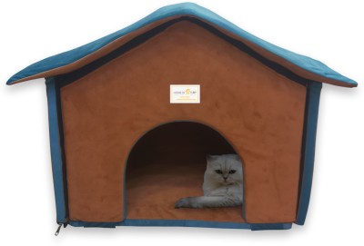 HouseofFurry Premium Turkish Saasy cat/kitten/puppy/dog house (45cm *45cm *45cm) Dog, Cat, Squirrel, Rabbit, Mouse, Hamster House