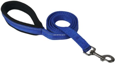 Guts And Glory Double-Lined Reflective Dog Leash with Durable PP Tape (1 Inch belt) 152 cm Dog Strap Leash(Blue)