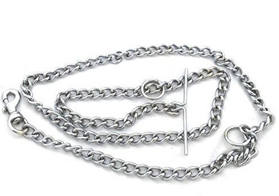 Smart Doggie Smart Doggie Dog chain and Medium Dog chain Length is 5 Feet For Dog 150 cm Dog Chain Leash(Silver)