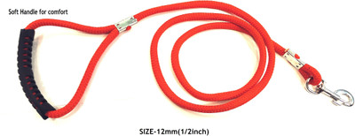 Rexalt 152 cm Dog & Cat Cord Leash(Red)