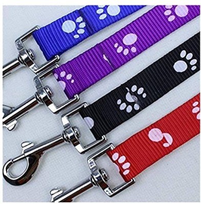 Filfora Paw Print Harness Set for Puppy | Dog Harness & Leash ( Multicolor ) 152 cm Dog Strap Leash(Multicolor)