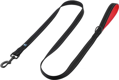 Hank Dog Leash - Heavy Duty Nylon Rope Leash For Dogs - Suitable Medium to Large Dogs 152.4 cm Dog Strap Leash(Black)