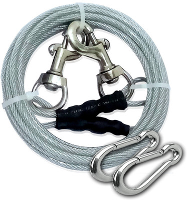 dubidu DBD2401 180 cm Dog Chain Leash(Silver)