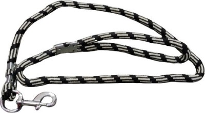 Petfun STANDERED PRINTED NYLON ROPE LEASH(18MM) 170 cm Dog Cord Leash(Black, White)