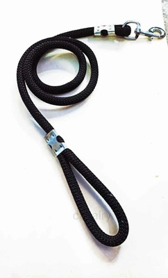 caval HIGH QUALITY DOG ROPE FOR LARGE AND HEAVY DOG 22 MM THICK AND 170 CM LONG BLACK 170 cm Dog Cord Leash(Black)