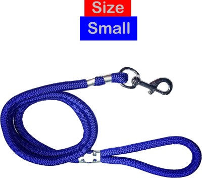 WROSHLER HIGH QUALITY BLUE ROPE LEASH FOR SMALL & MEDIUM DOGS [COLOR MAY VERY] 122 cm Dog Cord Leash(Blue)