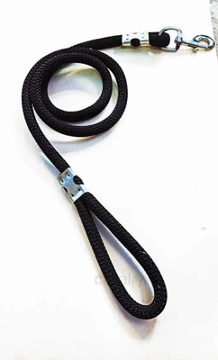 caval HIGH QUALITY DOG ROPE FOR LARGE AND HEAVY DOG 22 MM THICK AND 170 CM LONG BLACK 170 cm Dog Cord Leash(Black)