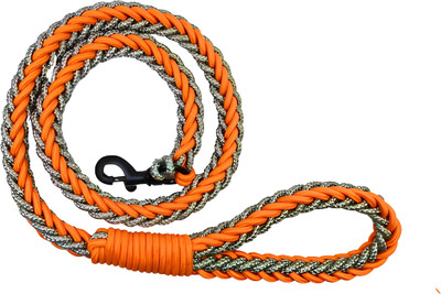 MSR MSR Dog Cotton Thread Rope Lead, Perfect for Walk and Training Session, Size : S 152.4 cm Dog Cord Leash(Orange)