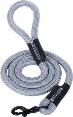 Furry Castle Nylon rope leash for dogs and cats| water proof| for pet of all sizes | 152.4 cm Dog & Cat Cord Leash(Grey)