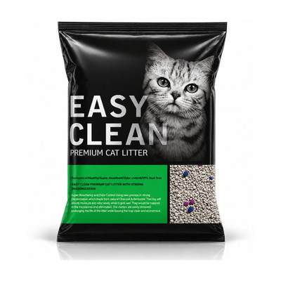 Emily Pets Apple Scented Bentonite Cat Litter 5L Clumping Odor Control Dust Free Pet Litter Tray Refill