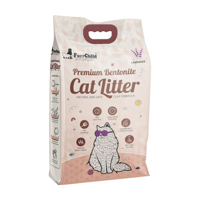 FurrChild Bentonite Cat Litter 5 kgs Pet Litter Tray Refill