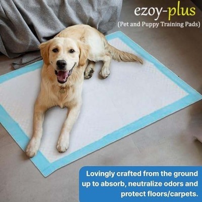 Ezoy Plus Soft Pups Pee pad & Pets Dog Training Pads/ Potty Pads Large size (60*90cm) Dog, Cat, Rabbit Pet Mat