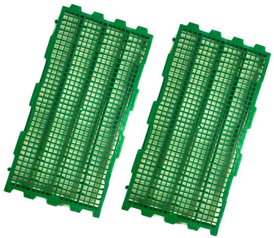 Cj farms and agritech Poultry/Rabbit Plastic Floor Mat ,Size:1x2 Feet ,2 pcs ,Waste Hole 15mm x 15mm Rabbit Pet Mat