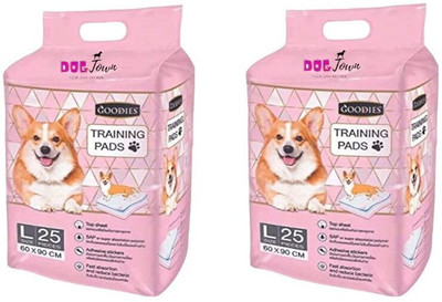 DOGTOWN Dog Training Pads| Washable and Quick Drying PACK OF 2 Dog Pet Mat