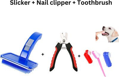 Regiis Pet Combo Pack of 3 for Everyday Use Grinder Nail Clipper(For Dog)