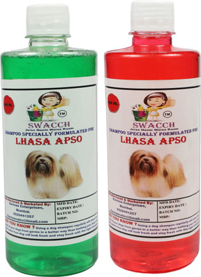 swacch Lhasa Apso Conditioning Neem Alovera, Jasmine Dog Shampoo(1000 ml)