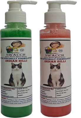 swacch Conditioning Neem Alovera, Jasmine Cat Shampoo(400 ml)