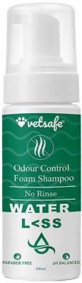 VetSafe Conditioning Foam Shampoo |No Rinse | Waterless formula (Odour Control) Dog Shampoo(200 ml)