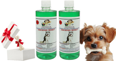 swacch Siberian Husky Dog Shampoo With Small White Bone Conditioning Neem Alovera Dog Shampoo(1000 ml)