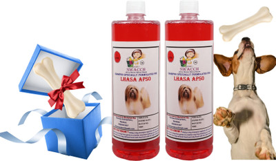swacch Lhasa Apso Dog Shampoo With Medium White Bone Conditioning Jasmine Dog Shampoo(2 L)