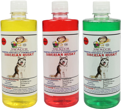 swacch Siberian Husky Conditioning Lemon, Jasmine, Neem Alovera Dog Shampoo(1500 L)