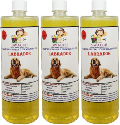 swacch Labrador Dog Shampoo With Large White Bone Conditioning Lemon Dog Shampoo(3 L)