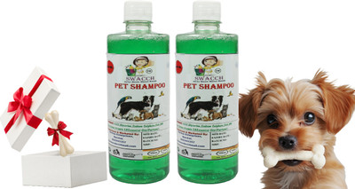 swacch Pet Shampoo With Small White Bone Conditioning Neem Alovera Dog Shampoo(1000 ml)