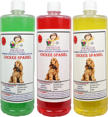 swacch Cocker Spaniel Conditioning Neem Alovera, Jasmine, Lemon Dog Shampoo(3000 L)