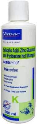 Virbac PetMed KeratoCare Shampoo for Dogs & Cats | Skin & Coat Health 200ml Hypoallergenic NA Dog Shampoo(500 g)