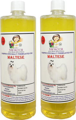 swacch Maltese Dog Shampoo With Medium White Bone Conditioning Lemon Dog Shampoo(2 L)