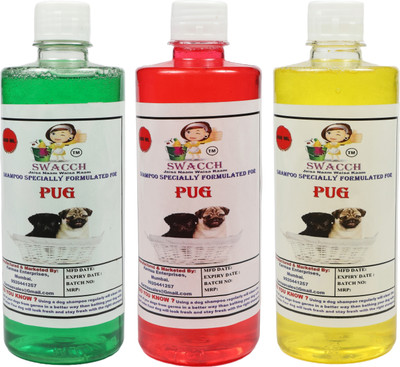 swacch Pug Conditioning Neem Alovera, Jasmine, Lemon Dog Shampoo(1500 L)