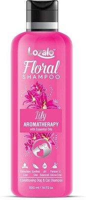 Lozalo Floral Pet Shampoo Fragrance Conditioning Lily Effective Cleansing for Smelly Cat and Dog Shampoo(250 ml)