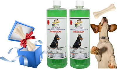 swacch Doberman Dog Shampoo With Medium White Bone Conditioning Neem Alovera Dog Shampoo(2 L)