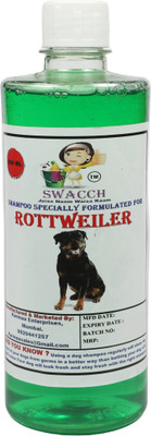 swacch Rottweiler Dog Shampoo With Spike Ball Chew Toy Combo Pack Conditioning Neem Alovera Dog Shampoo(500 ml)