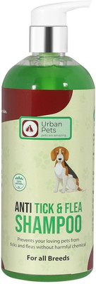 Urban Pets Flea and Tick Neem/Alovera Dog Shampoo(500 ml)
