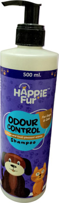 Happie Fur Conditioning NATURAL Dog, Cat Shampoo(500 ml)