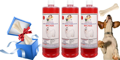 swacch Maltese Dog Shampoo With Large White Bone Conditioning Jasmine Dog Shampoo(3 L)