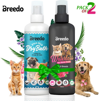 Breedo (Combo of 2) Blue Sea DryBath Shampoo Allergy Relief, Conditioning, Anti-fungal, Anti-microbial, Anti-itching, Anti-dandruff + Rose DryBath Shampoo Spray Waterless Shampoo Dog Shampoo(400 ml) Breedo (Combo of 2) Blue Sea DryBath Shampoo Allergy Relief, Conditioning, Anti-fungal, Anti-microbial, Anti-itching, Anti-dandruff + Rose DryBath Shampoo Spray Waterless Shampoo Dog Shampoo(400 ml)
