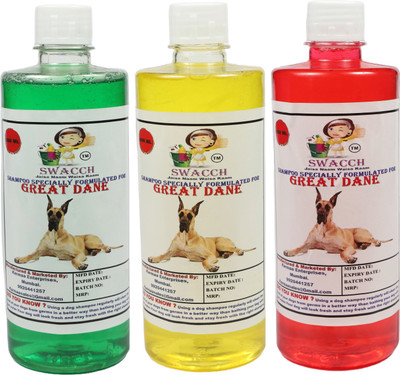 swacch Great Dane Conditioning Neem Alovera , Lemon & Jasmine Dog Shampoo(1500 L)