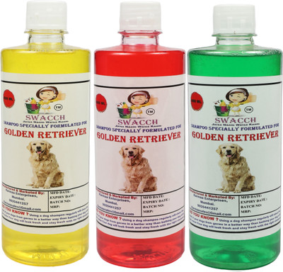 swacch Golden Retriever Conditioning Lemon, Jasmine, Neem Alovera Dog Shampoo(1500 L)