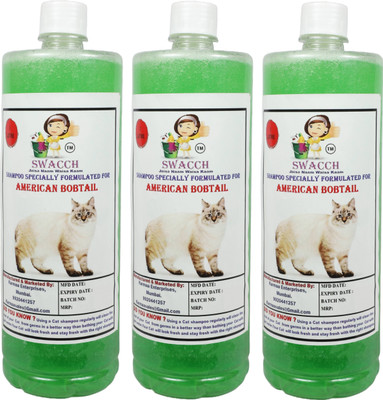 swacch American Bobtail Conditioning Neem Alovera Cat Shampoo(3000 ml)