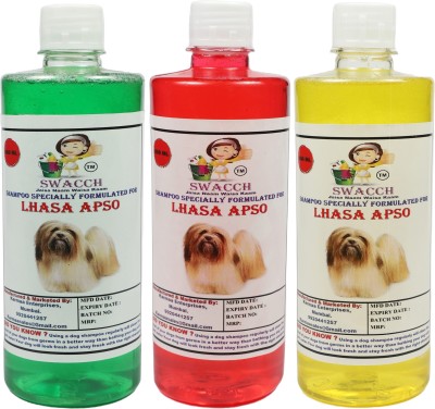 swacch Lhasa Apso Conditioning Neem Alovera, Jasmine, Lemon Dog Shampoo(1500 L)