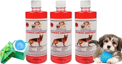 swacch Spike Ball Chew Toy + German Shepherd Dog Shampoo Combo Pack Conditioning Strawberry Dog Shampoo(1500 ml)