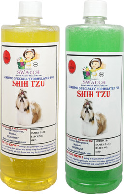 swacch Shih Tzu Conditioning Lemon & Neem Alovera Dog Shampoo(2000 L)