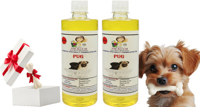 swacch Pug Dog Shampoo With Small White Bone Conditioning Lemon Dog Shampoo(1000 ml)