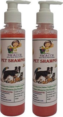 swacch Premium Shampoo For Pet (200ml) (Pack of 2) Conditioning Jasmine Dog Shampoo(400 ml)