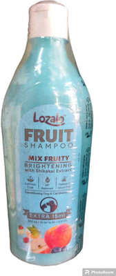 Lozalo fruit shampoo mix fruity 500ml+15ml free Conditioning mix fruity Dog Shampoo(500 ml)