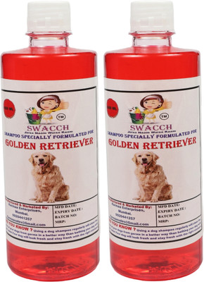 swacch Golden Retriever Dog Shampoo With Small White Bone Conditioning Strawberry Dog Shampoo(1000 ml)
